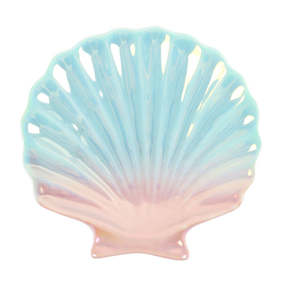 Something Different - Iridescent Shell Plateau à bijoux/Trinket dish - Multicolore